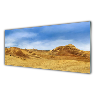 Slika na steklu Desert hills landscape