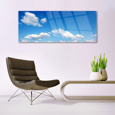 Slika na steklu Sky oblaki landscape