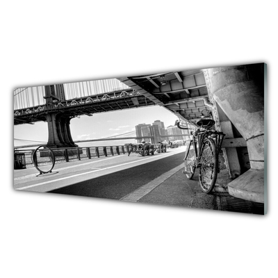Slika na steklu Arhitektura koles bridge