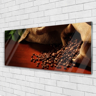 Slika na steklu Kuhinja kavna zrna