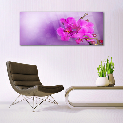 Slika na steklu Orchid latice cvetje