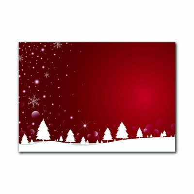 Steklena slika Božično drevo Božič snežinke