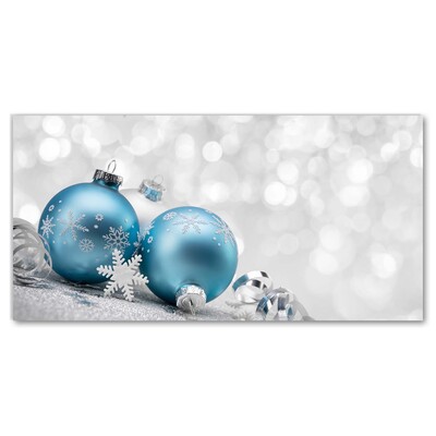 Steklena slika Božične kroglice Božični okraski