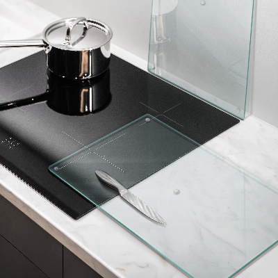 Zaščitna steklena plošča za štedilnik prozorno