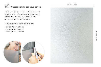 Samolepilna folija za okna polprosojna