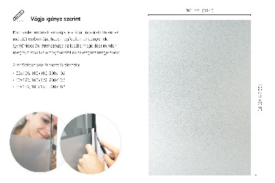 Samolepilna folija za okna polprosojna