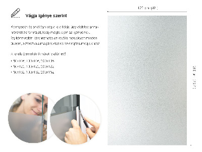 Samolepilna folija za okna polprosojna