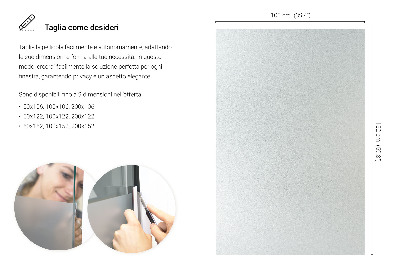 Samolepilna folija za okna polprosojna