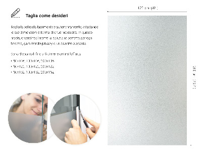 Samolepilna folija za okna polprosojna