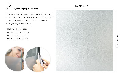 Samolepilna folija za okna polprosojna