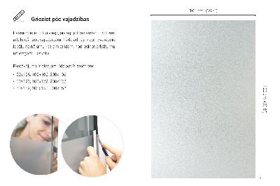 Samolepilna folija za okna polprosojna