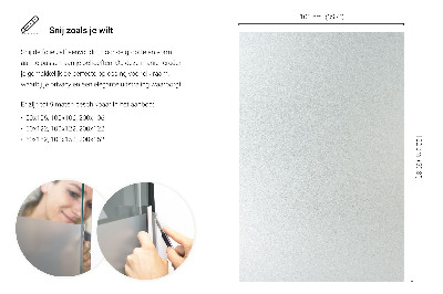 Samolepilna folija za okna polprosojna