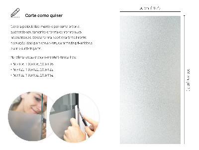 Samolepilna folija za okna polprosojna