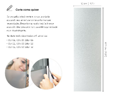 Samolepilna folija za okna polprosojna