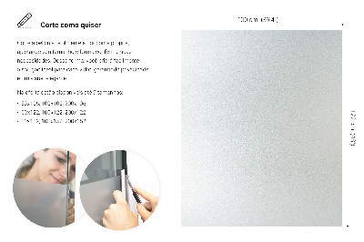 Samolepilna folija za okna polprosojna