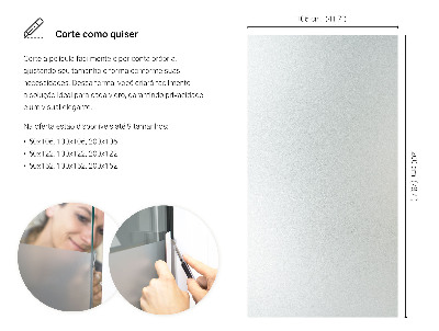 Samolepilna folija za okna polprosojna