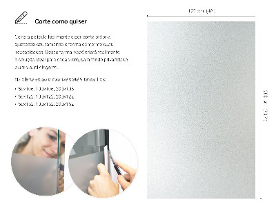 Samolepilna folija za okna polprosojna