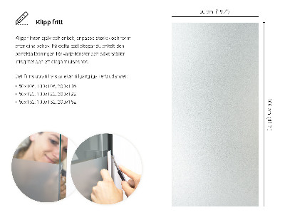 Samolepilna folija za okna polprosojna