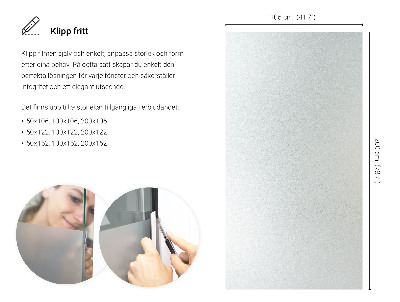 Samolepilna folija za okna polprosojna