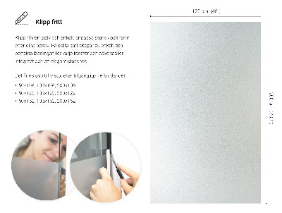 Samolepilna folija za okna polprosojna