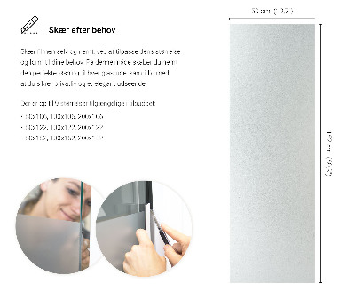 Samolepilna folija za okna polprosojna