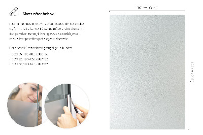 Samolepilna folija za okna polprosojna