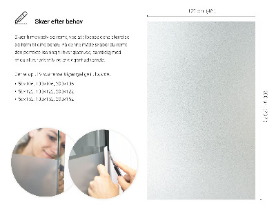 Samolepilna folija za okna polprosojna