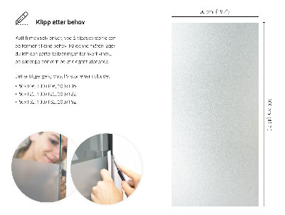 Samolepilna folija za okna polprosojna