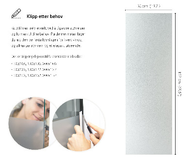 Samolepilna folija za okna polprosojna