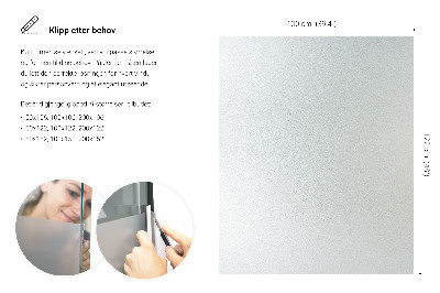 Samolepilna folija za okna polprosojna