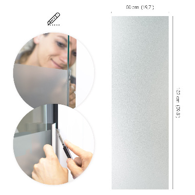 Samolepilna folija za okna polprosojna