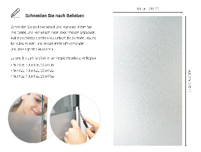 Samolepilna folija za okna polprosojna