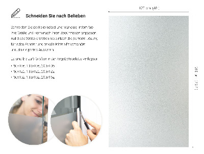 Samolepilna folija za okna polprosojna