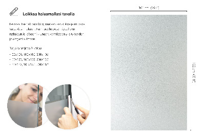 Samolepilna folija za okna polprosojna