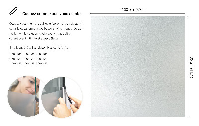 Samolepilna folija za okna polprosojna