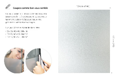 Samolepilna folija za okna polprosojna