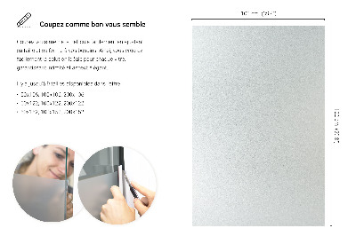 Samolepilna folija za okna polprosojna