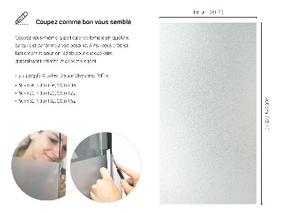 Samolepilna folija za okna polprosojna