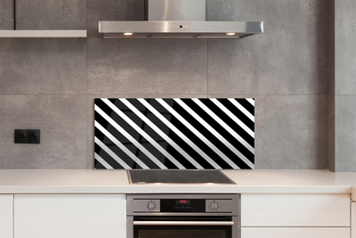 Stenska plošča za kuhinjo Zebra stripes