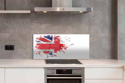 Stenska plošča za kuhinjo Zastava velike britanije
