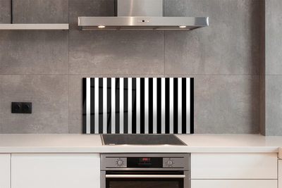 Stenska plošča za kuhinjo Geometrijski zebra stripes