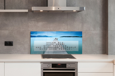 Zidna obloga za kuhinju Morska panorama