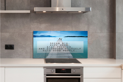 Zidna obloga za kuhinju Morska panorama