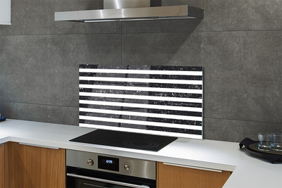 Stenska plošča za kuhinjo Zebra stripes lise