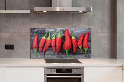 Zidna obloga za kuhinju Rdeče paprike