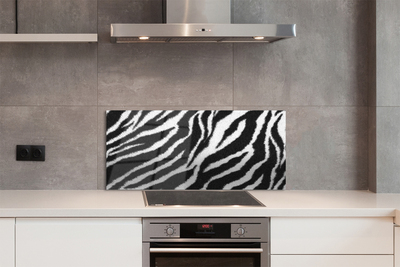 Stenska plošča za kuhinjo Zebra krzna