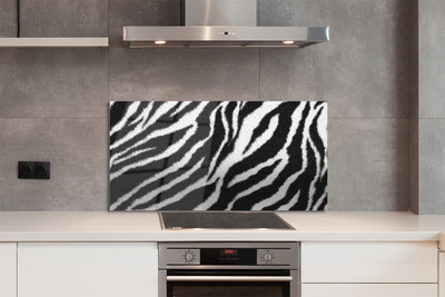 Stenska plošča za kuhinjo Zebra krzna