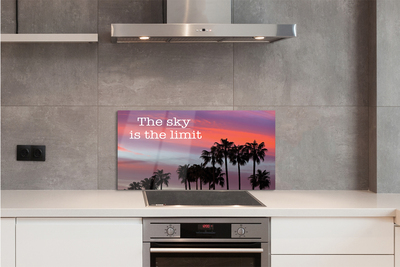 Zidna obloga za kuhinju Palm sunset