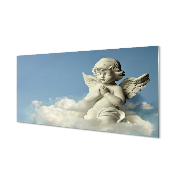 Stenska plošča za kuhinjo Angel nebo oblaki