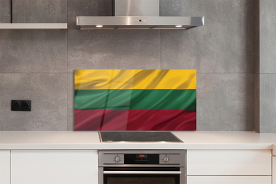 Stenska plošča za kuhinjo Zastavo litve